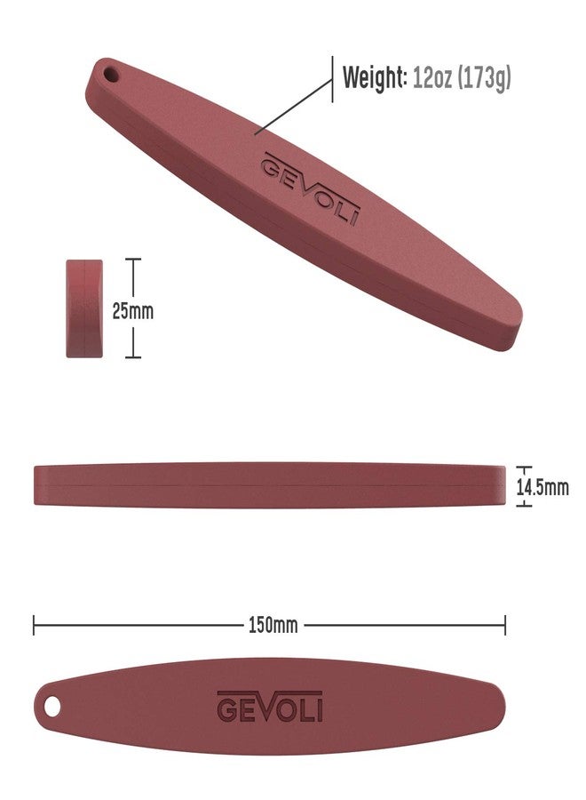 Gevoli أوزان جيفولي للطهي بتقنية سوس ڤيد، عبوة من 4 قطع (مقاومة للبقع) - أوزان أكياس الطهي بالغمر - غمر أفضل للطعام مقارنةً بالرفوف - سيليكون آمن غذائيًا وخالٍ من مادة BPA - Image 2